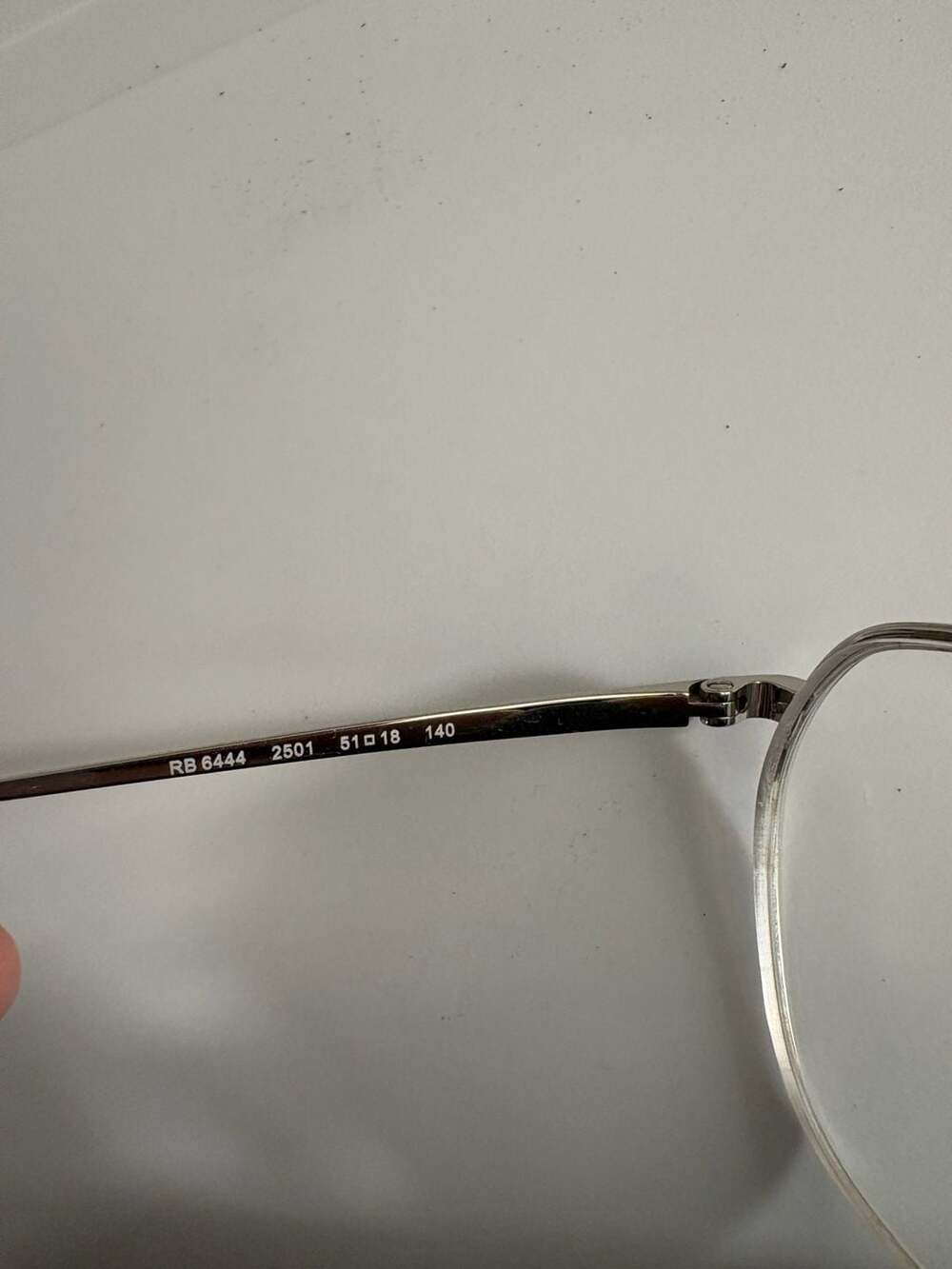 Ray-Ban RB 6444 2501 Silver Eyeglasses Frame 51-18 140 - Picture 6 of 7